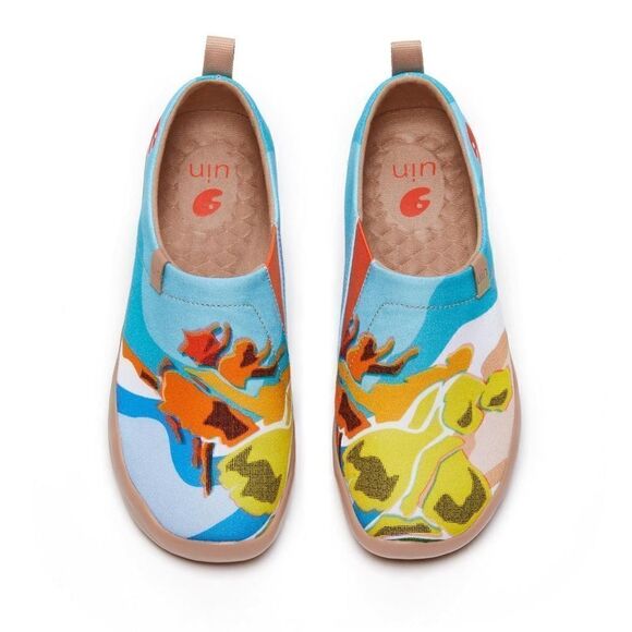 UIN x National Gallery Collaboration Slip On Art Travel Shoes- ballet dancers - Picture 4 of 12